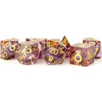 MET952 Aether Abstract Liquid Core Polyhedral Dice Set published by Metallic Dice Games