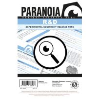Paranoia RPG: The R And D Experimental Equipment Release Form' Pad