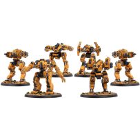MUH1680105 HardWar Miniatures Game: Aesir Gewehr Hardbots published by Modiphius