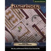 PAI11043FM Pathfinder Flip-Mat: Haunted Library published by Paizo Publishing