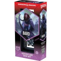 SDZ200228 Dungeons And Dragons Adventure Dice Set - Bard: Blue, Black published by Sirius Dice