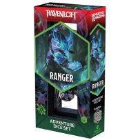 SDZ200234 Dungeons And Dragons Adventure Dice Set - Ranger: Black, Blue published by Sirius Dice