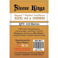 110 x Magnum 7 Wonders Card Sleeves (65mm x 100mm)