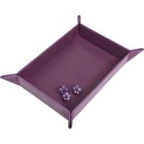 UP16489 Vivid Magnetic Foldable Dice Tray: Midnight Plum published by Ultra Pro