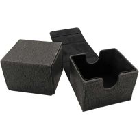 UPLE10372 Legion Sentinel Deck Box 100 Black published by Legion Supplies