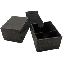 UPLE10377 Legion Sentinel Deck Box 130 Black published by Legion Supplies