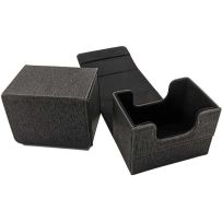 UPLE10382 Legion Sentinel Deck Box 80 Black published by Legion Supplies