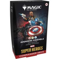 WTCD53610001S1 MTG Marvel Super Heroes Avengers Assemble Commander Deck published by Wizards of the Coast