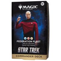 WTCD58990001S1 MTG Star Trek Federation Fleet Commander Deck published by Wizards of the Coast