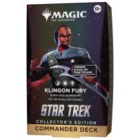 WTCD59000000S3 MTG Star Trek Klingon Fury Collector Commander Deck published by Wizards of the Coast