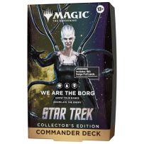 WTCD59000000S4 MTG Star Trek We Are The Borg Collector Commander Deck published by Wizards of the Coast