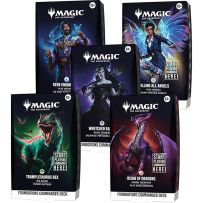 WTCD59310001 MTG Foundations Starter Commander Deck Display published by Wizards of the Coast