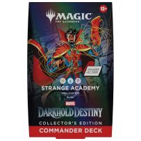 WTCD64670000S2 MTG Marvel Darkhold Destiny Strange Academy Collector Commander Deck published by Wizards of the Coast