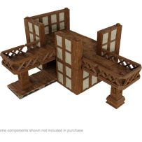 WZK16557 WarLock Tiles System: Town And Village Upper Levels Expansion published by WizKids Games