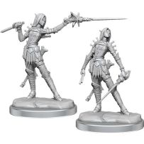 WZK77003 Pathfinder Legendary Cuts Painted Miniatures: Female Elf Rogue published by WizKids Games