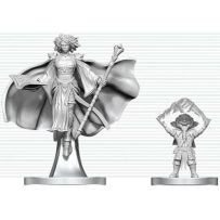 WZK90889 Dungeons And Dragons Nolzur's Marvelous Unpainted Minis: Gnome Warlock And Aasimar Wizard published by WizKids Games