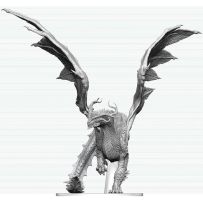 WZK90907 Dungeons And Dragons Nolzur's Marvelous Unpainted Minis: Adult Spirit Dragon published by WizKids Games