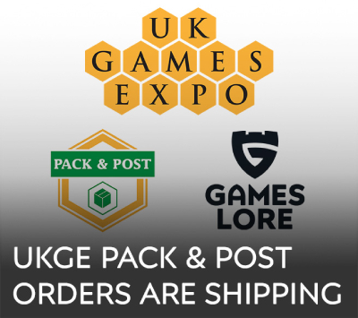 UKGE Pack & Post - Orders Are Shipping!